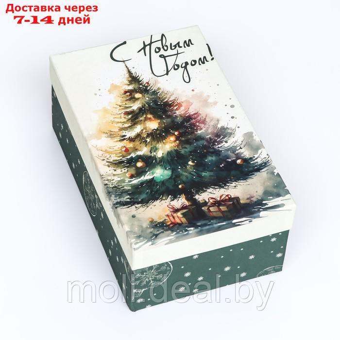 Коробка прямоугольная "Елка новогодняя" ,27 × 17 × 11 см - фото 2 - id-p223342871