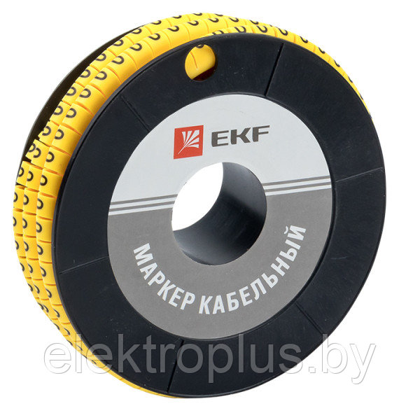 Маркер-кабельный 2,5кв.мм "0" (1000шт.) (ЕС-1) EKF PROxima - фото 1 - id-p73082094