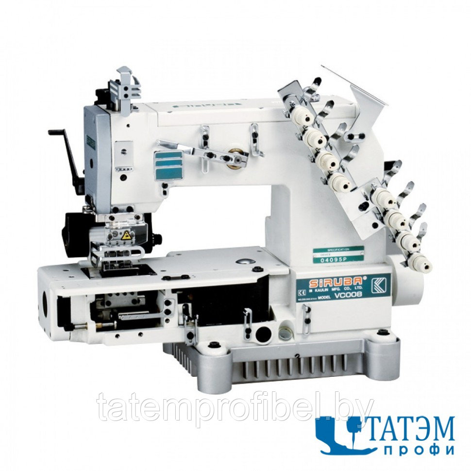 Промышленная поясная швейная машина Siruba VC008A-12064P/VWLB/FH /DVU1-0 (комплект) - фото 1 - id-p223388972