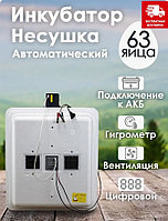 Инкубатор Несушка-63-ЭВГА+12В артикул 46Вг