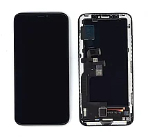 Дисплей (экран в сборе) для телефона Apple iPhone X (OLED HE), черный