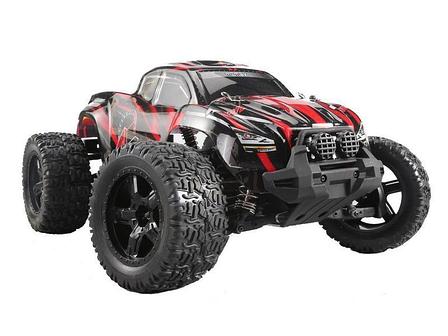 Радиоуправляемый монстр Remo Hobby MMAX PRO (красный) Li-Po 4WD 2.4G 1/10 RTR, фото 2