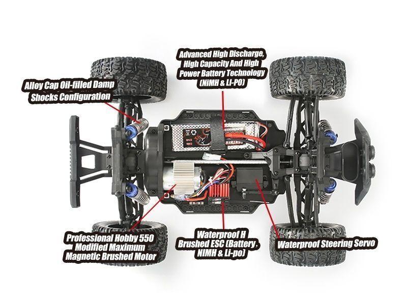 Радиоуправляемый монстр Remo Hobby MMAX PRO (красный) Li-Po 4WD 2.4G 1/10 RTR - фото 9 - id-p223389845