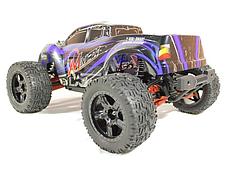 Радиоуправляемый монстр Remo Hobby MMAX PRO UPGRADE (синий) 4WD 2.4G 1/10 RTR, фото 3