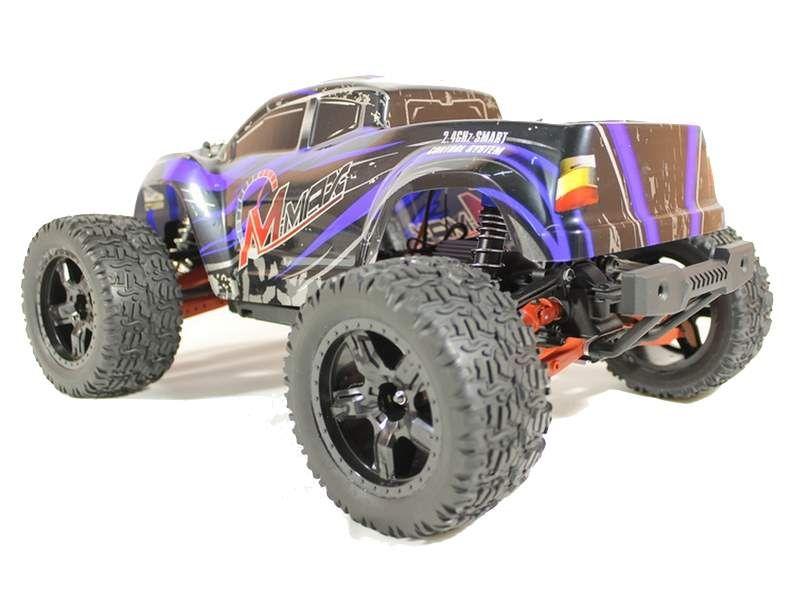 Радиоуправляемый монстр Remo Hobby MMAX PRO UPGRADE (синий) 4WD 2.4G 1/10 RTR - фото 3 - id-p223389854