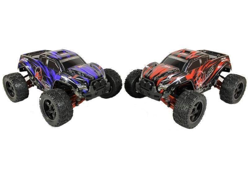 Радиоуправляемый монстр Remo Hobby MMAX PRO UPGRADE (синий) 4WD 2.4G 1/10 RTR - фото 9 - id-p223389854