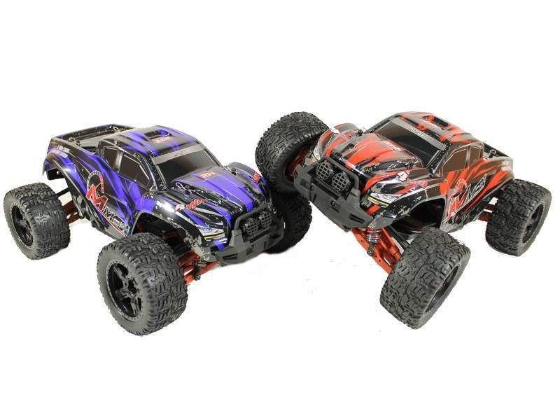 Радиоуправляемый монстр Remo Hobby MMAX PRO UPGRADE (синий) 4WD 2.4G 1/10 RTR - фото 10 - id-p223389854