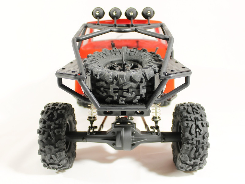 Р/У краулер Remo Hobby Trial Rigs Truck 4WD 2.4G 1/10 RTR (красный кузов) + NiMh и З/У - фото 4 - id-p223389857