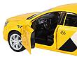 Машина ''АВТОПАНОРАМА'' Яндекс.Такси  LADA VESTA, желтый, 1/24, свет. звук. эффект., инерция, в/к, фото 3