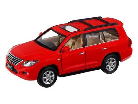 Машина ''АВТОПАНОРАМА'' Lexus LX570, красный, 1/32, свет, звук, инерция, в/к 17,5*13,5*9 см, фото 2