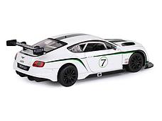 Машина ''АВТОПАНОРАМА'' Bentley Continental GT3 Concept, белый, 1/24, в/к 24,5*12,5*10,5 см, фото 2