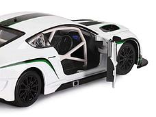 Машина ''АВТОПАНОРАМА'' Bentley Continental GT3 Concept, белый, 1/24, в/к 24,5*12,5*10,5 см, фото 3