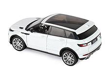 Машина АВТОПАНОРАМА Land Rover Range Rover Evoque HSE 2017, белый, 1/24, в/к 24,5*12,5*10,5 см, фото 2