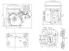 Двигатель STARK GX390E (вал 25мм) 13л.с., фото 6