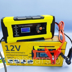 Пусковое зарядное устройство для аккумуляторов автомобиля 12В 10А / Интеллектуальное импульсное зарядное - фото 1 - id-p223390752