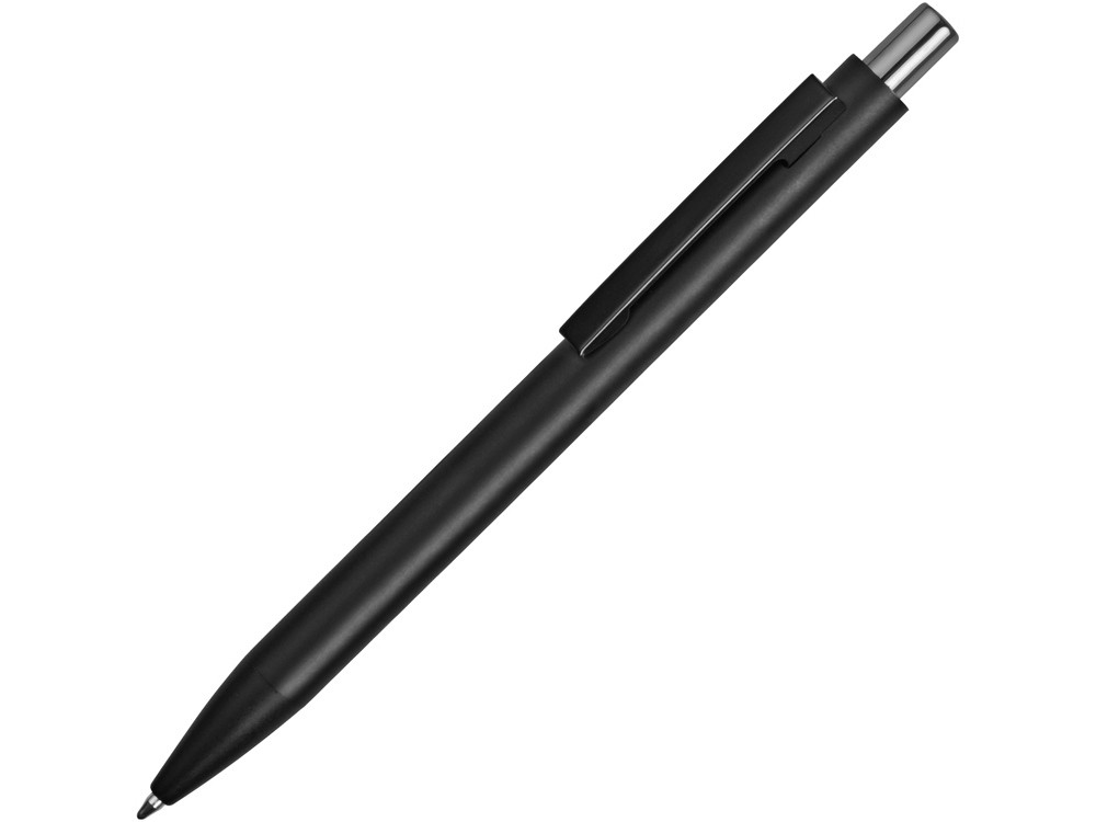 Ручка металлическая шариковая Blaze с цветным зеркальным слоем, черный/серебристый - фото 2 - id-p223390829