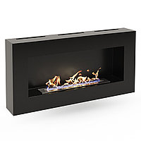 Биокамин Firelight BFP/W-90 Black \ НАСТЕННЫЙ