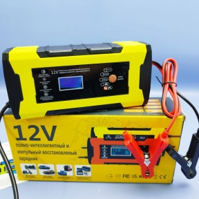 Пусковое зарядное устройство для аккумуляторов автомобиля 12В 10А / Интеллектуальное импульсное зарядное - фото 1 - id-p223391442