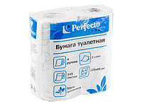 Бумага туалетная, 4 рулона, PERFECTO LINEA