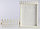 Ключница деревянная настенная «Белая» 22,5*30,5*5,7 см, 4 крючка, фото 4