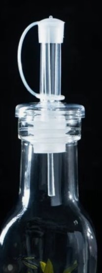 Бутыль стеклянная для соусов и масла «Олива» 200 мл, высота 19 см - фото 1 - id-p223391033