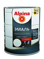 Alpina Эмаль универсальная белая глянц. 0,75л / 0,83кг