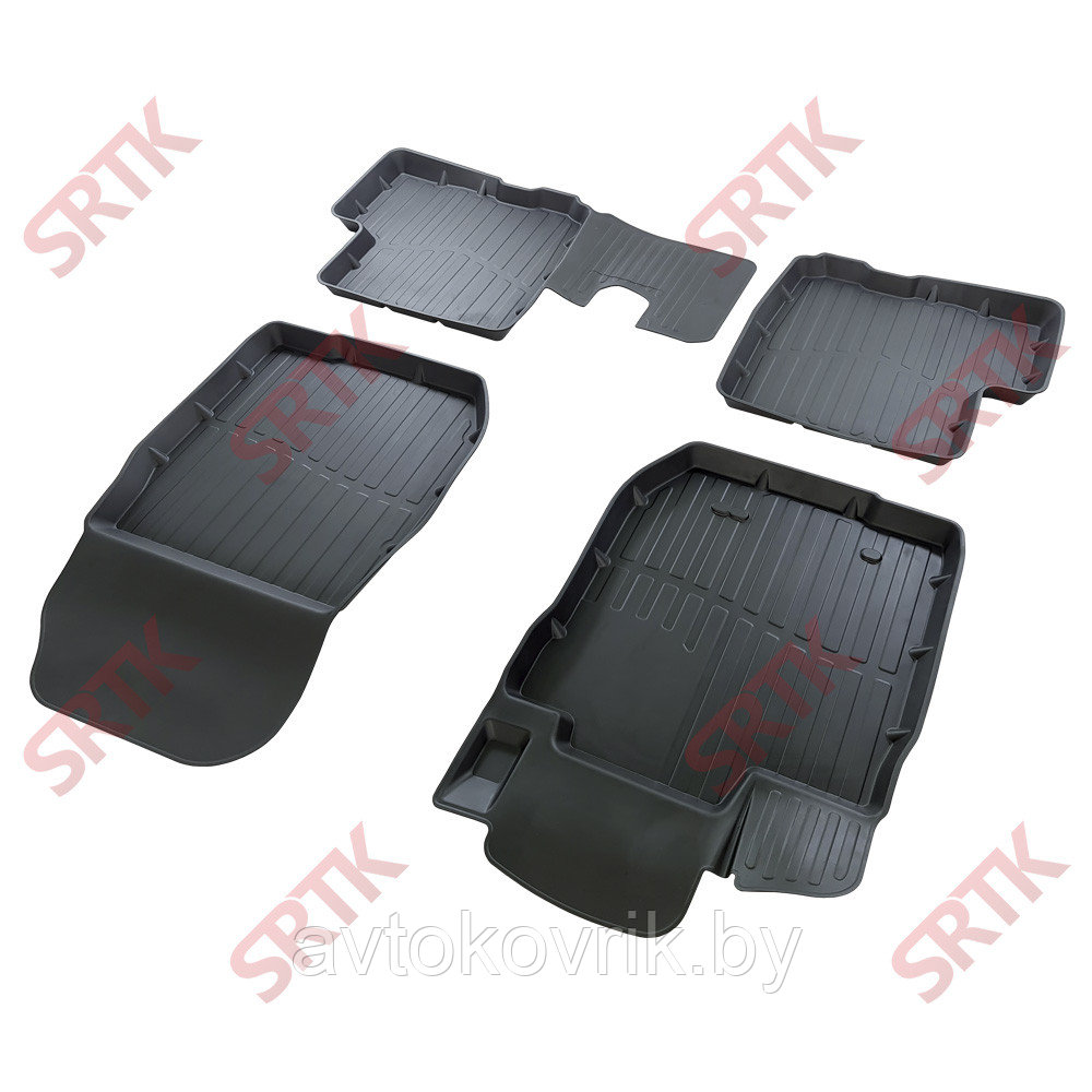 Коврики резиновые 3D STANDART для Lada Largus (2021-н.в.)