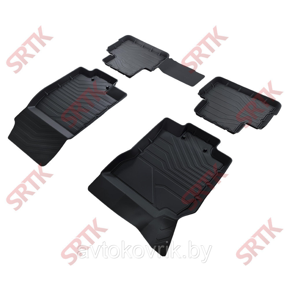 Коврики резиновые 3D LUX для Nissan Qashqai II RUS (2014-2021) - фото 1 - id-p223392157