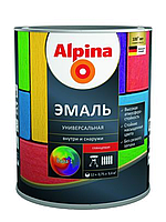 Alpina Эмаль универсальная База1 шелк.-мат. 0,75л / 0,94кг