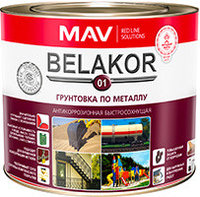Грунтовка BELAKOR 01 по металлу антикор. быстросохн. красно-коричневый 1,0 л (1,0 кг)