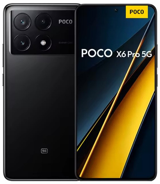 Смартфон Poco X6 Pro 256GB 8GB (Black) EU - фото 1 - id-p223393360