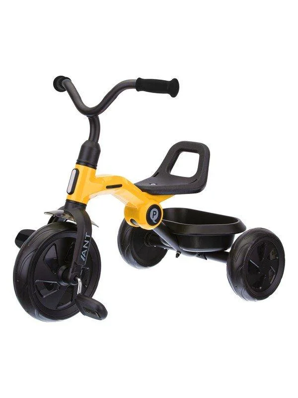 Трехколесный велосипед складной без ручки управления Qplay Ant ( желтый), арт. LH509Y