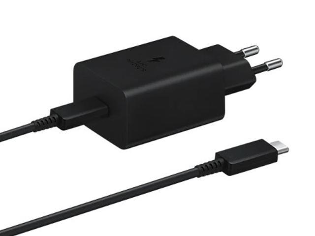 Зарядное устройство Samsung EP-T4510 1xUSB Type-C + Cable USB Type-C Black EP-T4510XBEGRU - фото 1 - id-p219831745