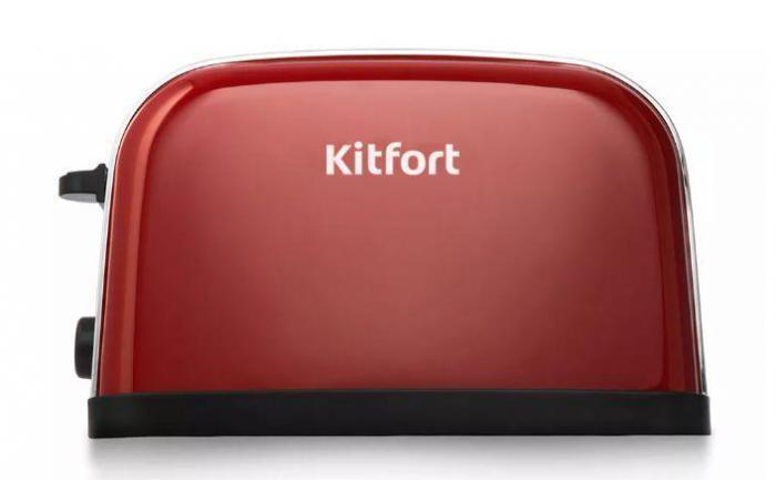 Тостер для хлеба KITFORT КТ-2014-3 850Вт красный - фото 3 - id-p223346079
