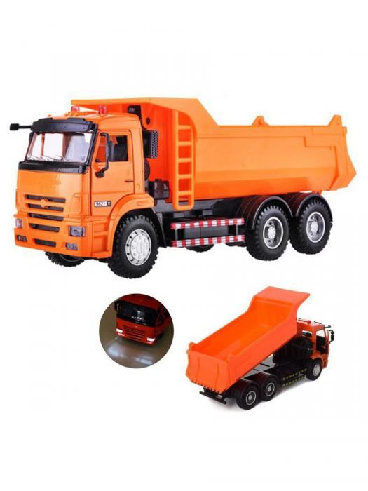 Камаз игрушка большая металлическая самосвал детский грузовик для песочницы игрушечная машинка для мальчика - фото 4 - id-p223110010