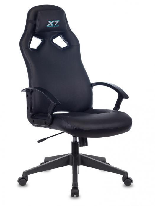 Игровое геймерское кресло для компьютера геймера A4Tech X7 GG-1000B стул компьютерный из экокожи на колесиках - фото 1 - id-p223110750