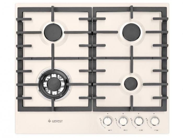Газовая варочная панель ГЕФЕСТ ПВГ 1214-01 К81 поверхность встраиваемая - фото 1 - id-p223346486