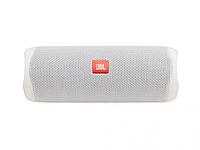 Беспроводная портативная переносная блютуз мини колонка JBL Flip 5 белая музыкальная bluetooth для телефона