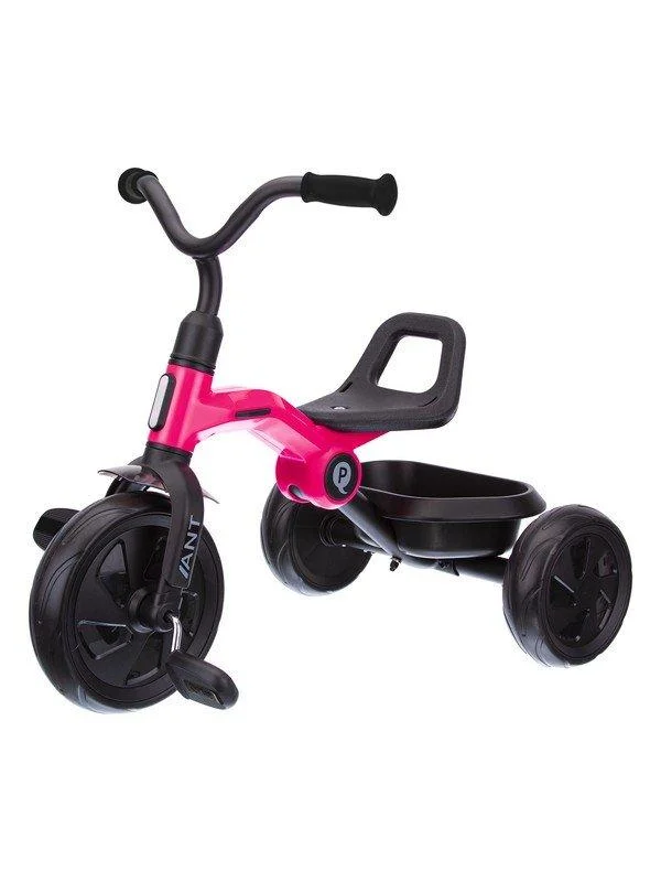 Трехколесный велосипед складной без ручки управления Qplay Ant ( розовый), арт. LH509P