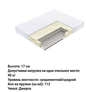 Матрас Vegas Smart Spark Light 80см x186\190 \195 \200 см