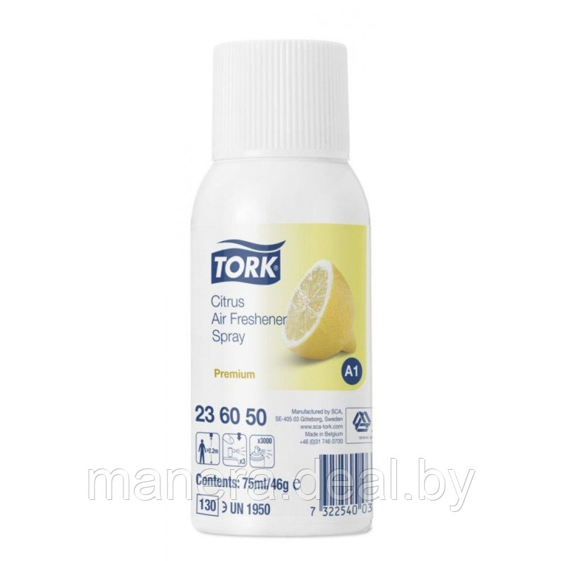 Освежитель воздуха для диспенсеров Tork Premium А1, 75 мл - фото 1 - id-p3021727