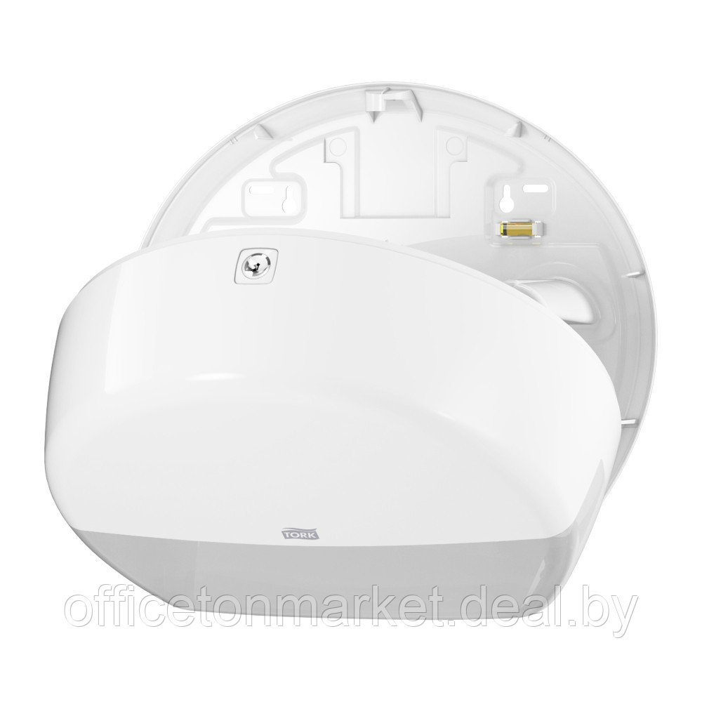 Диспенсер для туалетной бумаги в мини рулонах Tork "Т2", ABS-пластик, белый (555000-38) - фото 3 - id-p137122774