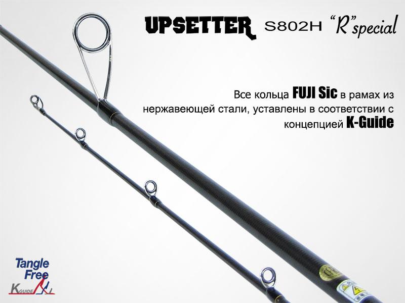 Спиннинговое удилище Tict Upsetter S802H-Sis - фото 5 - id-p86279494