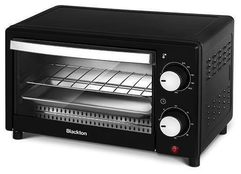 Электрическая мини печка духовка для бутербродов выпечки дачи 9 литров BLACKTON Bt EO1001W черная - фото 1 - id-p223214875