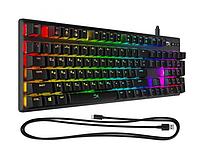 Механическая игровая клавиатура с подсветкой HyperX Alloy Origins Black HX-KB6RDX-RU