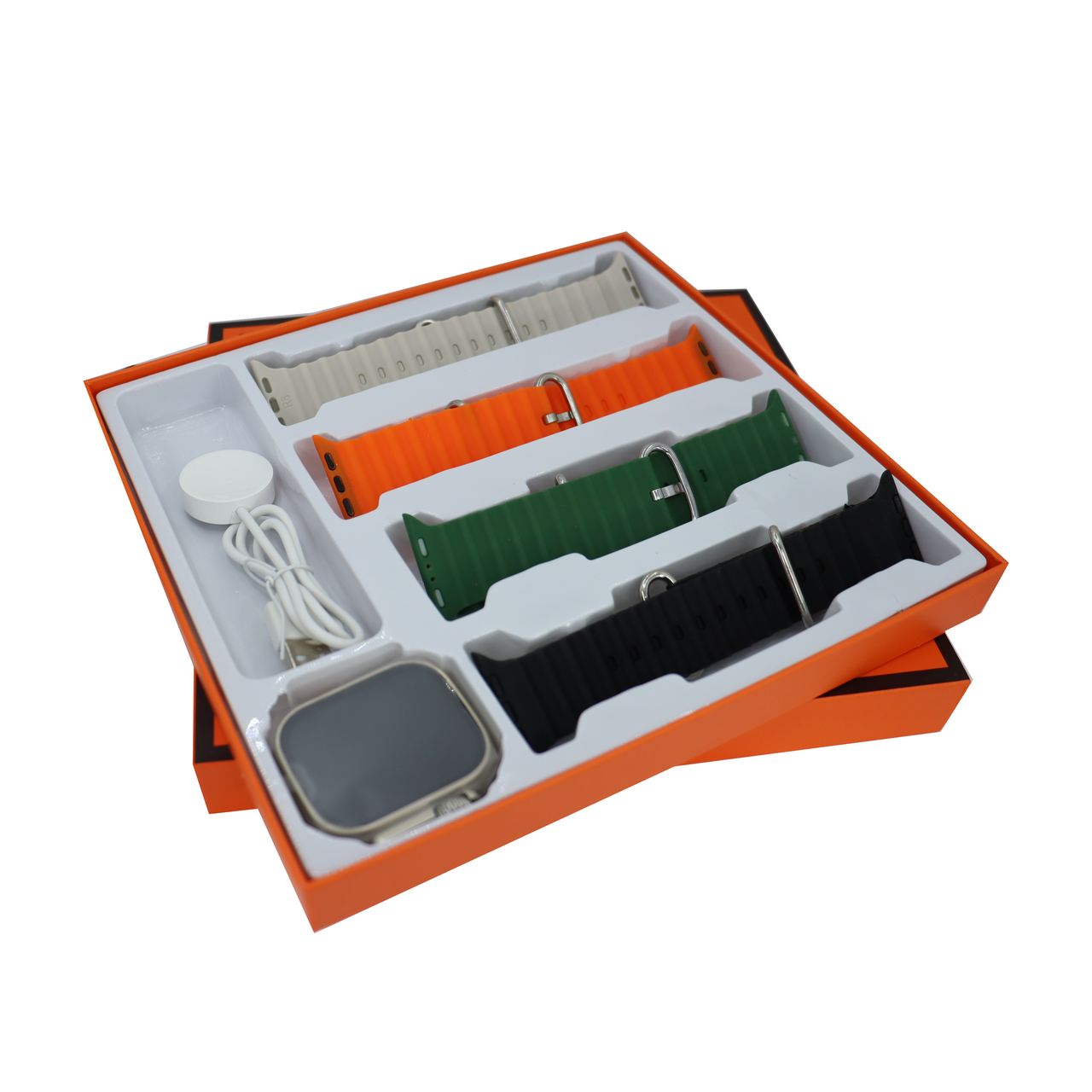 Подарочный набор умные смарт-часы LJ736 Ultra Max DT2 - фото 1 - id-p223399866