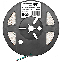 Лента светодиодная NLS-3528RGB-60-4.8-IP20-12V-Pro R5 (катушка 5м)