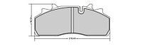 WuberTech колодки тормозные (комплект), WVA 29159 WBR STD 55159