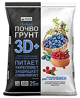 Грунт 3D Почвогрунт для голубики 25л