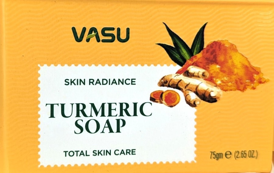 Мыло Куркума Turmeric Soap Vasu 75 г - сияние кожи - фото 1 - id-p223398328